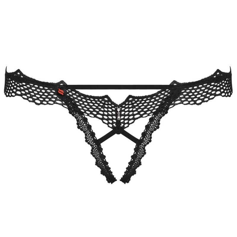 OBSESSIVE - BRAVELLE TANGA CROTCHLESS L/XL - Image 5
