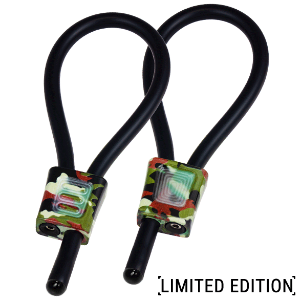 ELECTRASTIM - PRESTIGE ELECTRALOOPS ADJUSTABLE COCK RINGS CAMOUFLAGE