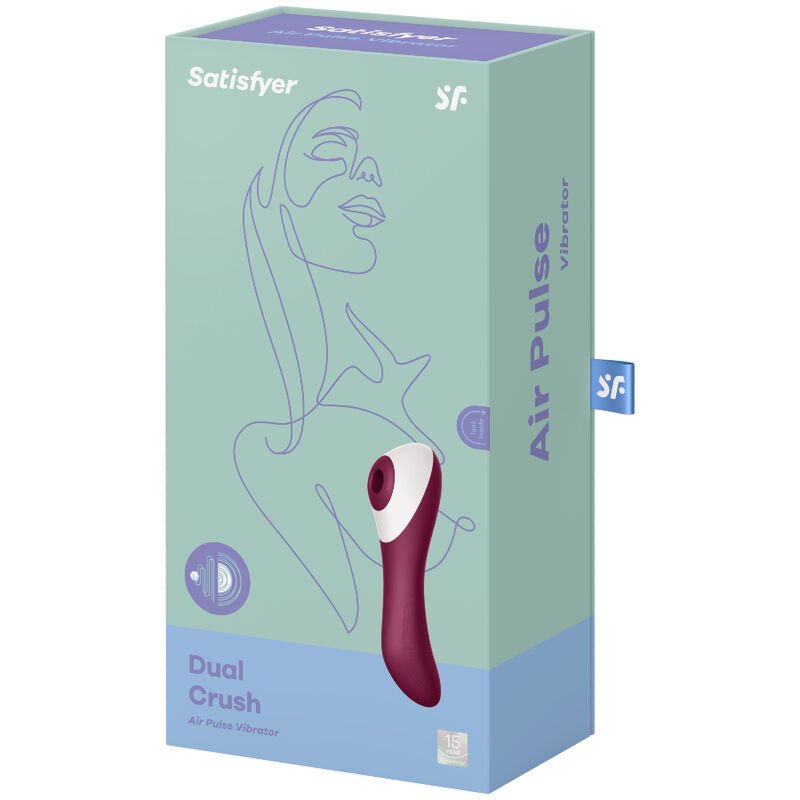 SATISFYER - DUAL CRUSH AIR PULSE VIBRATOR - Image 4