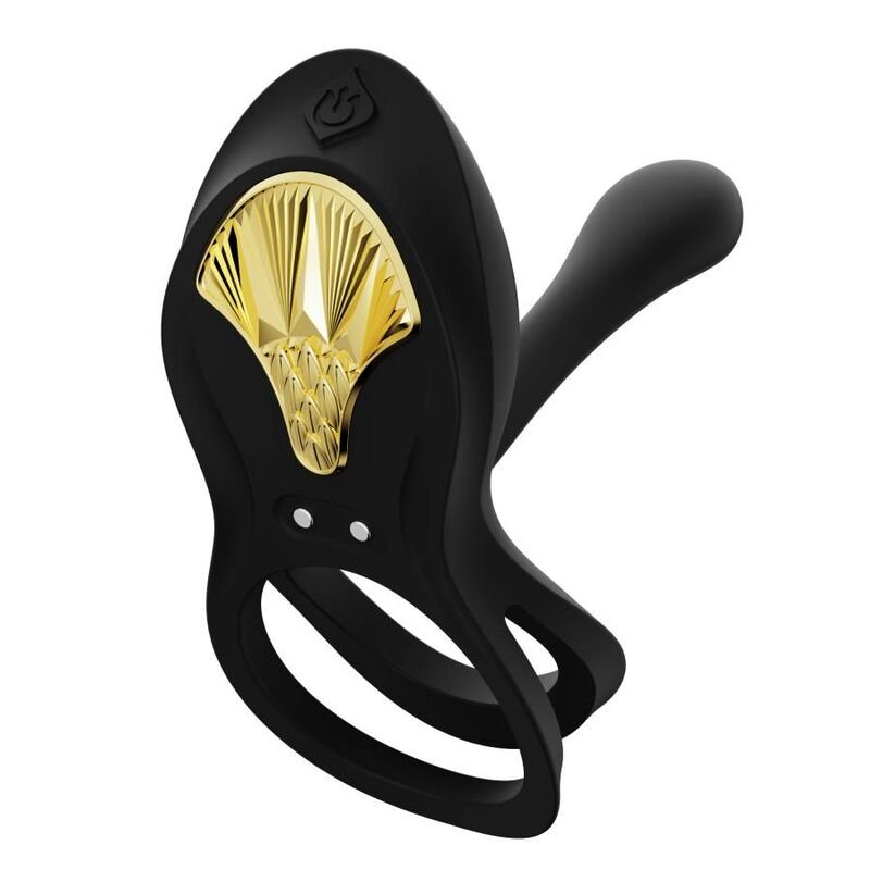 ZALO - BAYEK VIBRATING COUPLES RING BLACK - Image 2