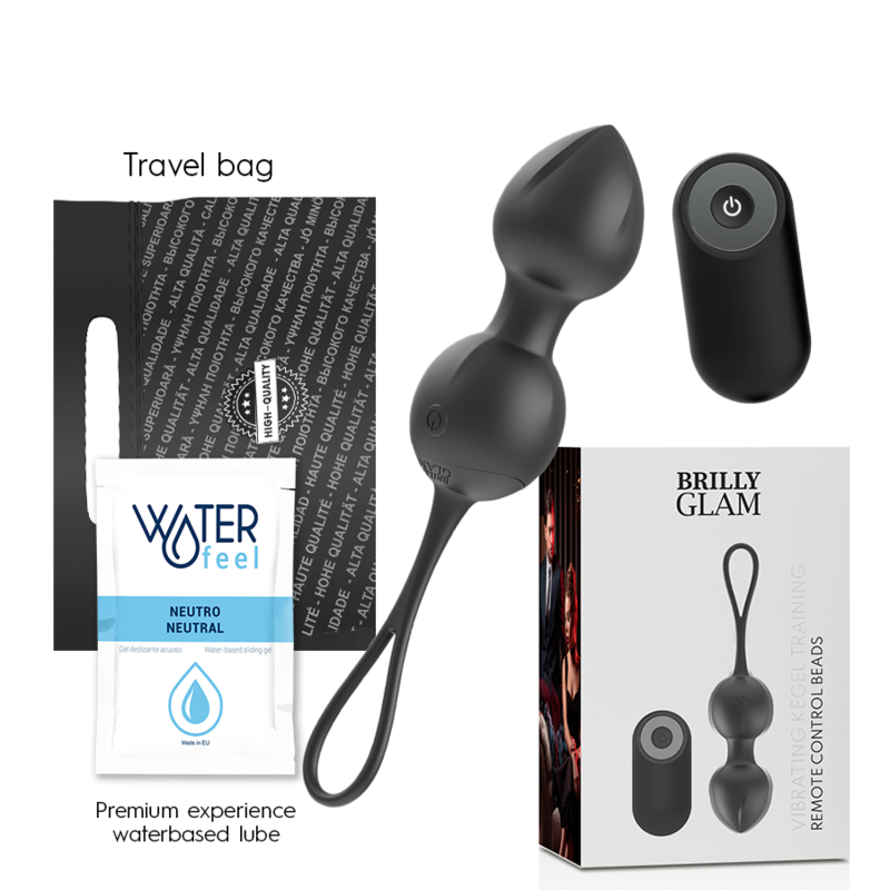 BRILLY GLAM - VIBRATING KEGEL BEADS REMOTE CONTROL - Image 2
