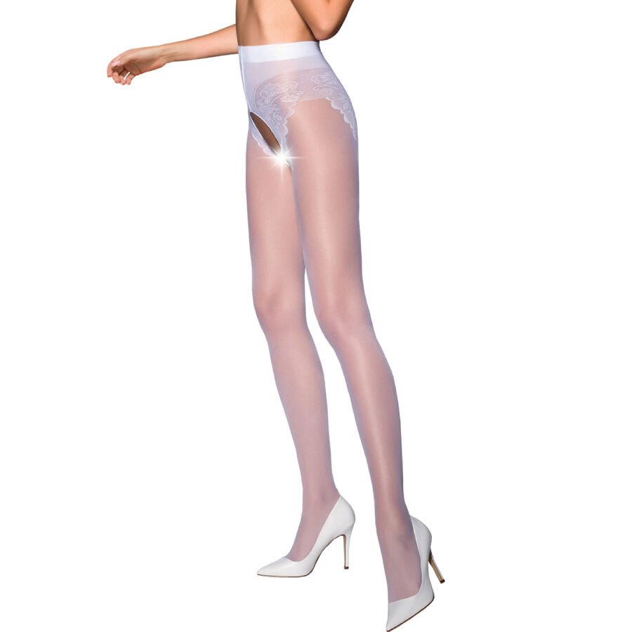 PASSION - TIOPEN 006 WHITE TIGHTS 1/2 30 DEN - Image 2