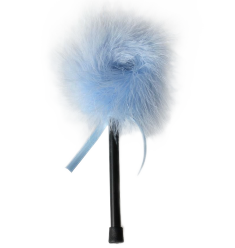 SECRETPLAY - LIGHT BLUE MARABOU DUSTER - Image 3
