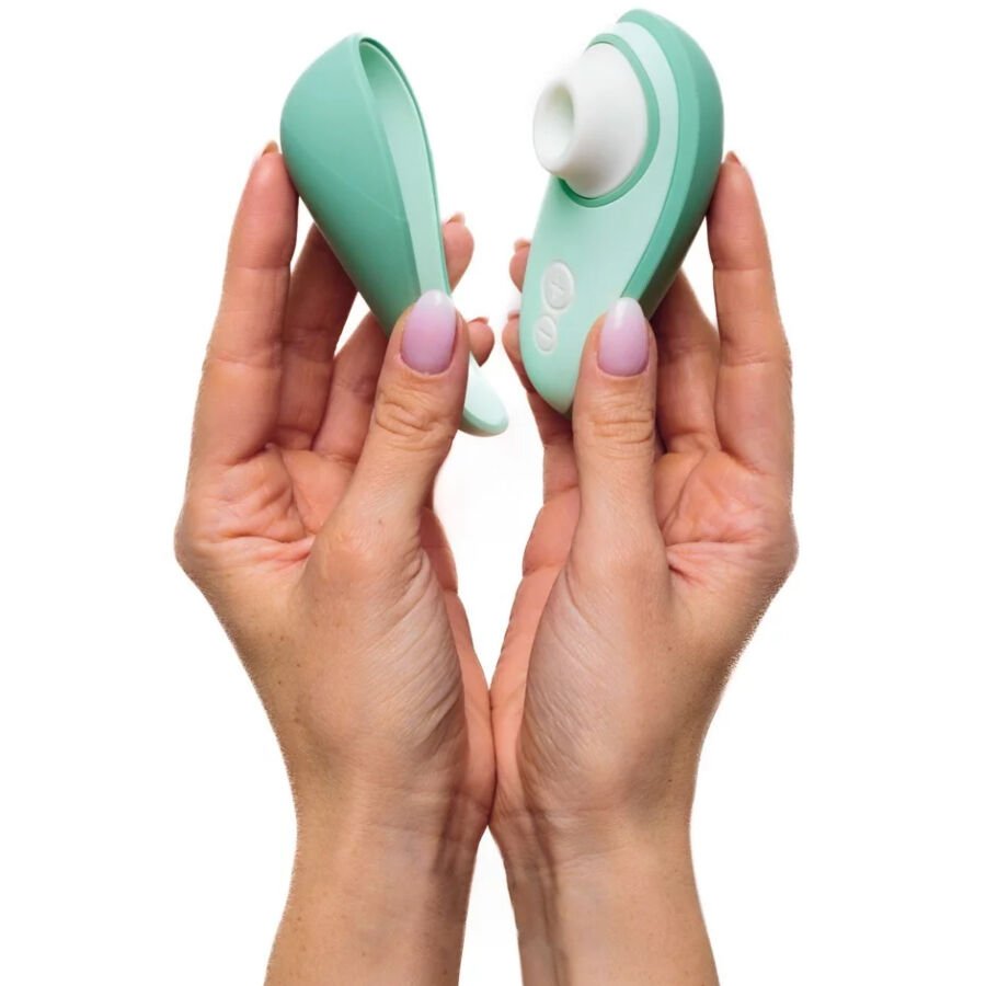 WOMANIZER - LIBERTY 2 ESTIMULADOR SUCCIONADOR CLITORIS VERDE CLARO - Image 5