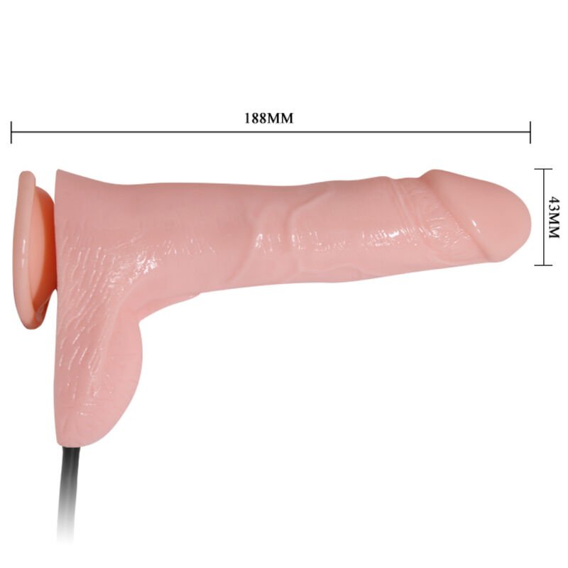 BAILE - INFLATABLE REALISTIC DILDO WITH SUCTION CUP 15 CM - Image 3