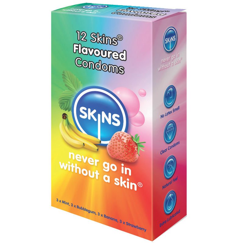 SKINS - CONDOM FLAVOURS 12 PACK - Image 2