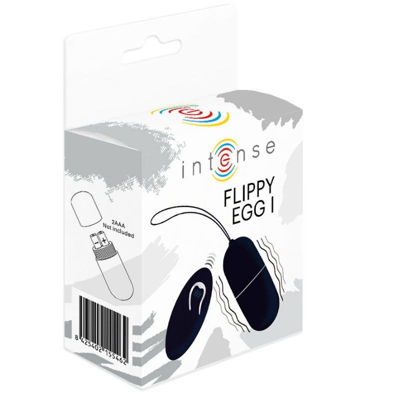 INTENSE - FLIPPY I VIBRATING EGG WITH REMOTE CONTROL BLACK - Image 5
