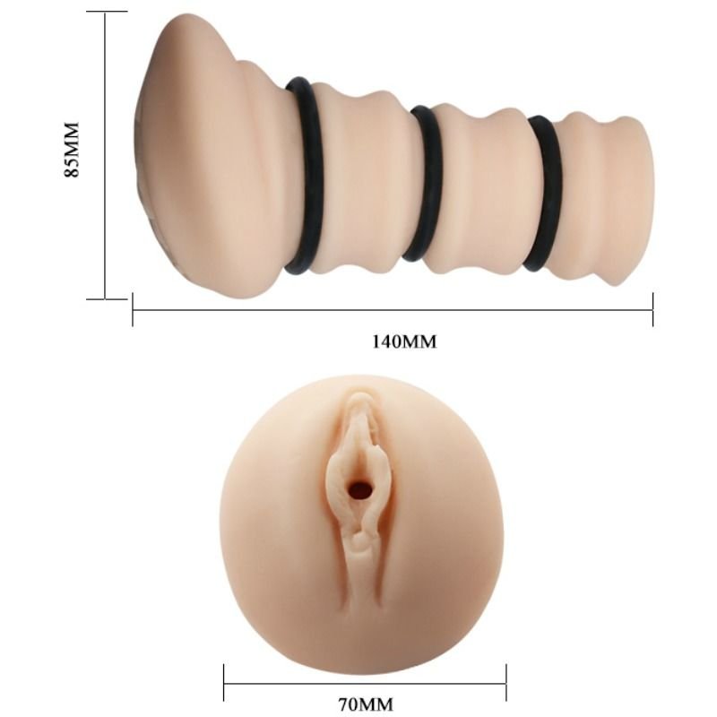 CRAZY BULL - MASTURBADOR WITH RINGS VAGINA MODEL 2 - Image 5