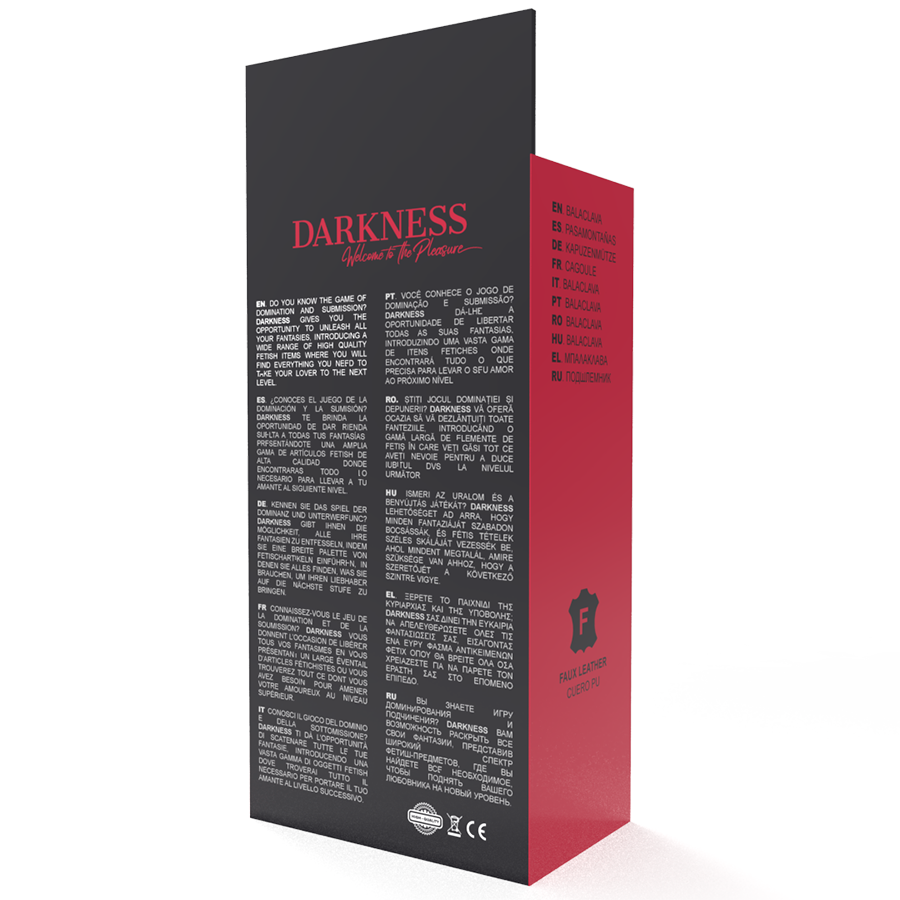 DARKNESS - SUBJUGATION MASK BLACK - Image 5