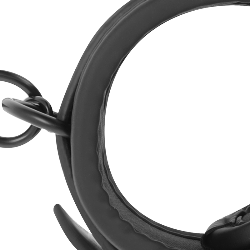 FETISH SUBMISSIVE - SET OF HAND AND ANKLE HANDCUFFS WITH NOPRENE LINING - Image 5