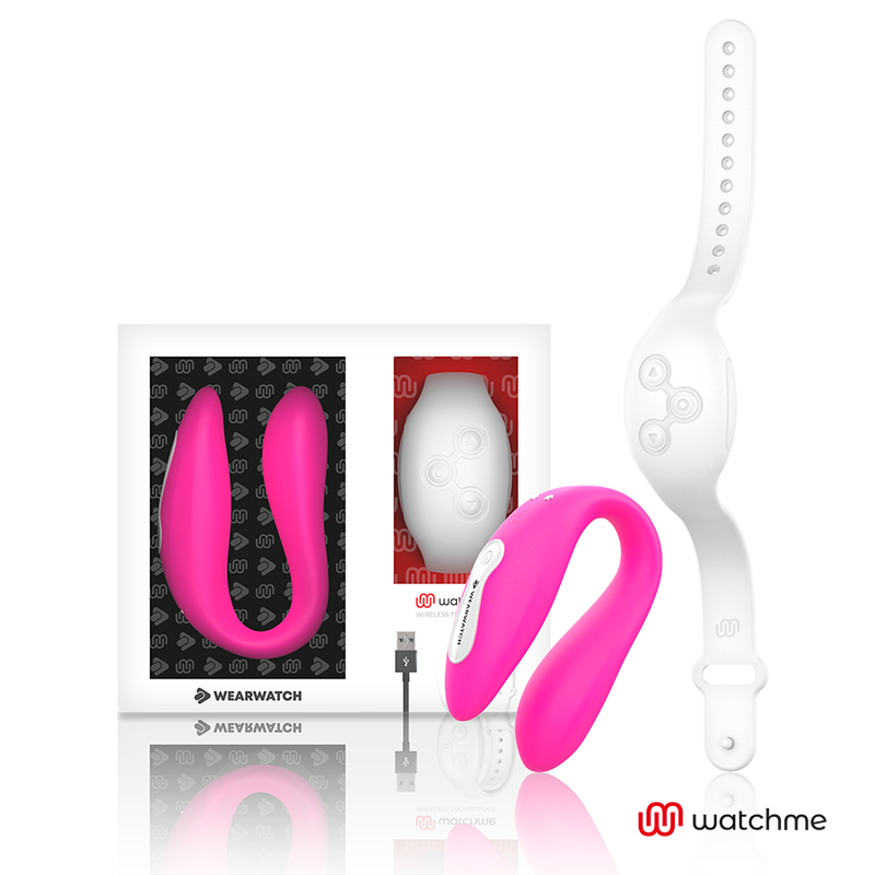 WEARWATCH - WATCHME DUAL TECHNOLOGY VIBRATOR FUCHSIA / SNOW - Image 2